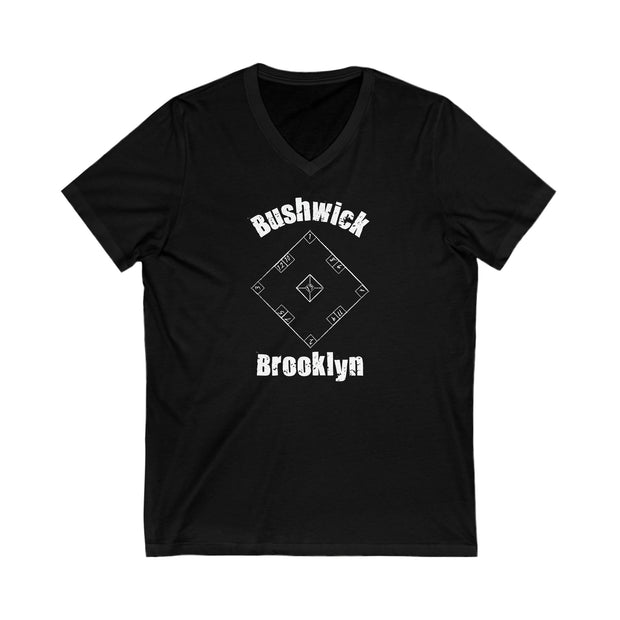 Bushwick Brooklyn Street Games V-Neck T-Shirt, Skelly Board , Skully, Skelzie, Bushwick Pride, Nostalgic  T-Shirt, Bushwick Gift T-Shirt