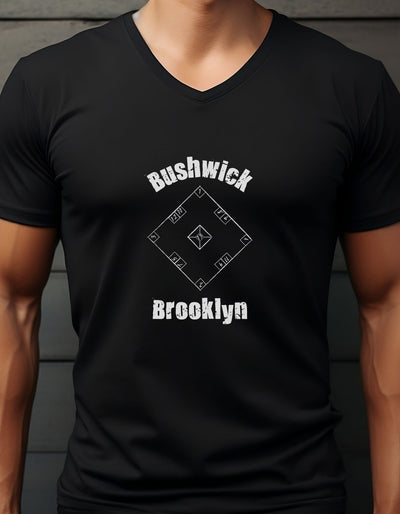 Bushwick Brooklyn Street Games V-Neck T-Shirt, Skelly Board , Skully, Skelzie, Bushwick Pride, Nostalgic  T-Shirt, Bushwick Gift T-Shirt