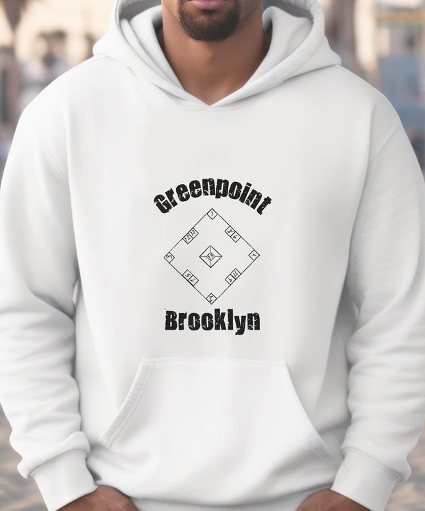 Greenpoint, Brooklyn Street Games Hoodie, Skelly Board, Skully, Skelzie, Mens Nostalgic Gift Hoodie, Womens Brooklyn Love Vintage New York