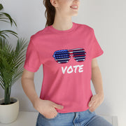 VOTE! Election Shirt, Cool Sunglasses, Pro Voting Tee.