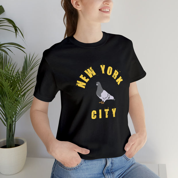 New York Pigeon T-Shirt, New York Pride, Funny Gift T-Shirt, NYC Pride, Unisex Gift TShirt Funny Crew Neck Tee Graphic Urban Top, City Shirt