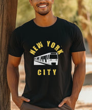 New York City Subway Train T-Shirt. New York Gift Shirt.Unisex Soft Urban TShirt Comfortable Cool trendy Tee, Mens Womens Short Sleeve Top