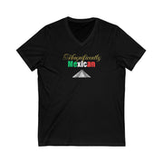 Magnificently Mexican V-Neck T-Shirt, Mexican Pride, Ethnic Pride, Funny Mexican T-Shirt, Mexican Girlfriend Gift Shirt, Mexican Birthday