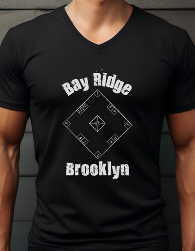 Bay Ridge Brooklyn Street Games, Skelly, Skully, Skelzie Graphic, Brooklyn Pride,  Nostalgic V-Neck T-Shirt Soft Comfortable Unisex Gift Top