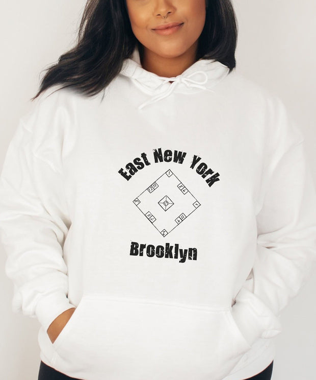 East New York Brooklyn Street Games Hoodie, Skelly Board, Skelzy Skully Stickball, Comfortable Soft Unisex Hoodie, East New York Pride Shirt