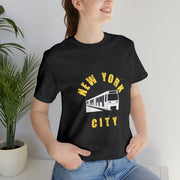 New York City Subway Train T-Shirt. New York Gift Shirt.Unisex Soft Urban TShirt Comfortable Cool trendy Tee, Mens Womens Short Sleeve Top