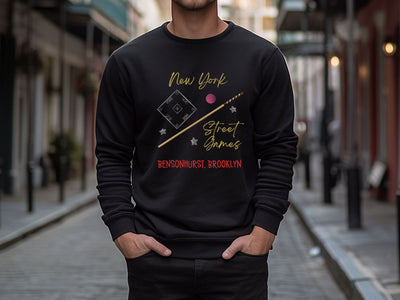 Bensonhurst, Brooklyn Street Games Sweatshirt, Skelly, Skully, Skelzy, Stickball,  Bensonhurst Brooklyn Pride, Gift, Unisex Soft Sweatshirt