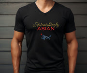 Asian Pride V-Neck Tee, Asian TShirt, Asian Love Unisex Fun Gift T-Shirt. Proud Asian V-Neck T-Shirt