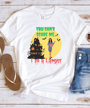 You Can't Scare Me , I'm a Lawyer, Halloween T-Shirt, Funny Lawyer Halloween T-Shirt.