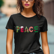 Christmas Peace TShirt, Holiday Tee, Peace on Earth Shirt, Christmas Party Top, Peace Gift