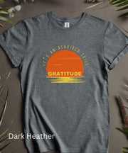 Gratitude Shirt,  Its an Acquired Skill, Graphic Inspirational Shirt, Womens Soft Comfortable Top, Philosophical Tee, College Casual T Shirt