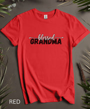 Blessed Grandma Appreciation TShirt, Womens Grandmother Shirt, Womens Mother Top, Casual Cute Top, Soft Comfortable Crew Neck Grandma Tee