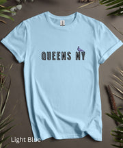 Queens Pigeon TShirt, Queens NYC Funny T Shirt, Comfortable Soft Humorous Urban Top, Mens Womens Casual Graphic Tee, Cute Short Sleeve Shirt