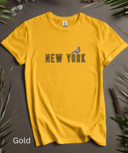 New York Pigeon TShirt, Funny New York T Shirt, Comfortable Soft Humorous Urban Top, Mens Womens Casual Graphic Tee, Cute Short Sleeve Shirt