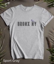 Bronx Pigeon TShirt, Funny New York T Shirt, Comfortable Soft Humorous Urban Top, Mens Womens Casual Graphic Tee, Comical Short Sleeve Shirt