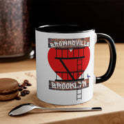 Brownsville Brooklyn Ceramic Mug W Fire Escape Graphic, Brooklyn Mug, Brownsville Pride Mug, Urban Mug, Brooklyn Gift Mug, Graphic Gift Mug.