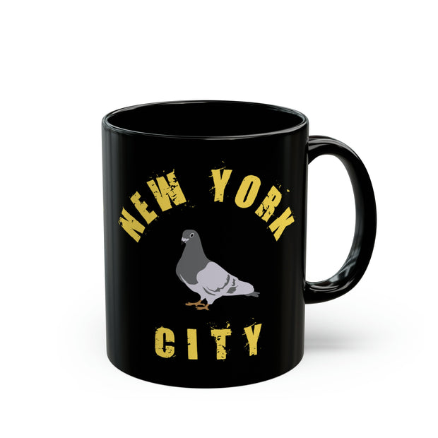 New York City Pigeon Ceramic Mug, Funny New York Mug, New Yorker Beverage Mug, Humorous Gift Birthday MugNew York Pride, Comical New YorkMug